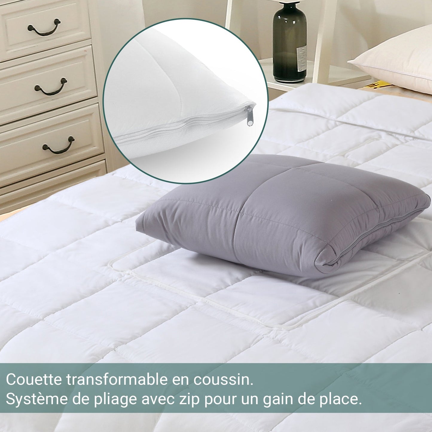 Couette Magique : Légère 170 g/m² multifonction