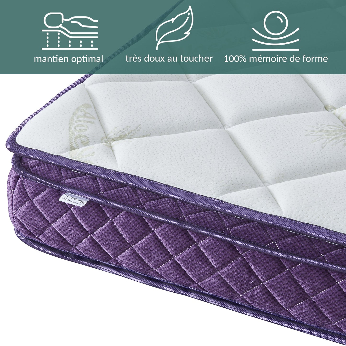 Matelas Cosy  : Mousse à mémoire de forme