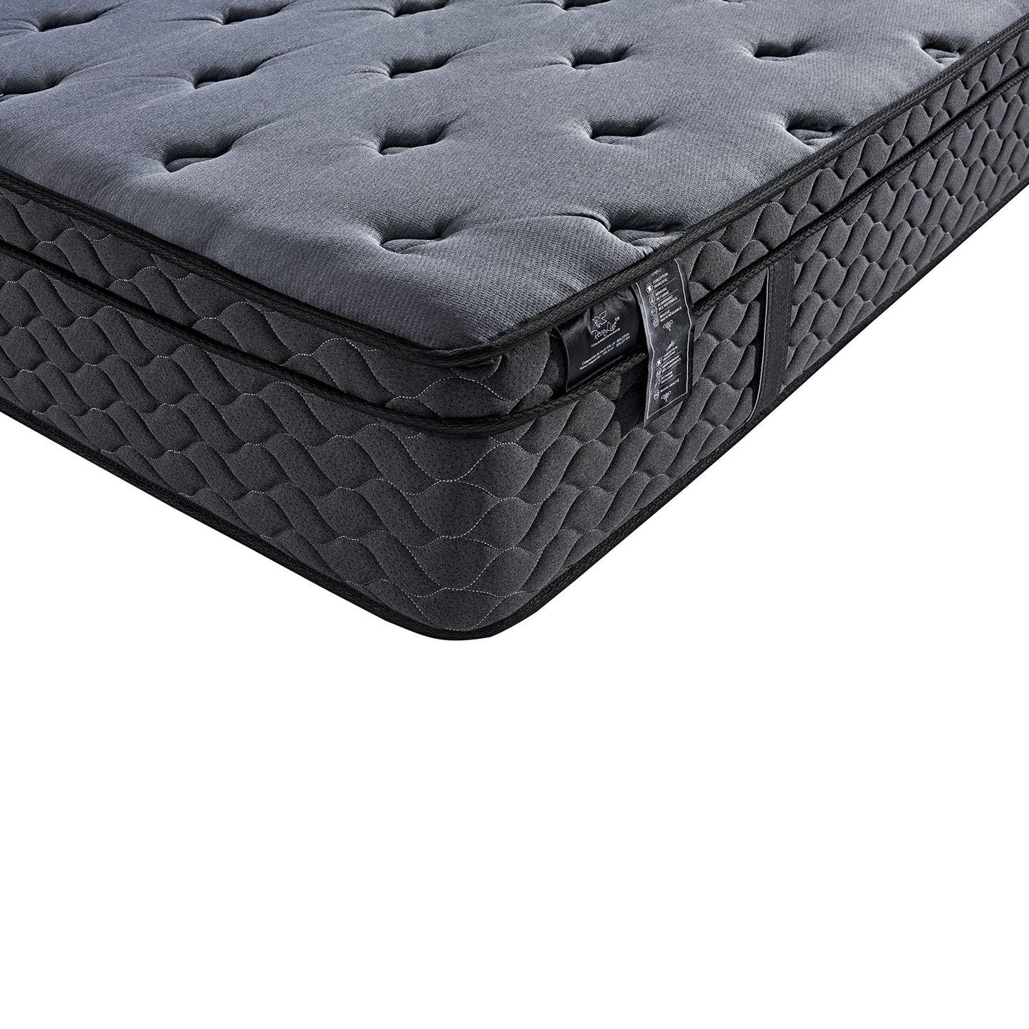 Matelas BIO Luxury Serenity : Mousse à mémoire de forme, ressorts ensachés et latex