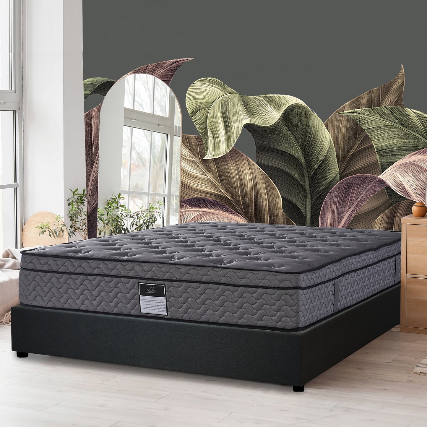 Matelas Monceau : Mousse à mémoire de forme, ressorts ensachés et latex