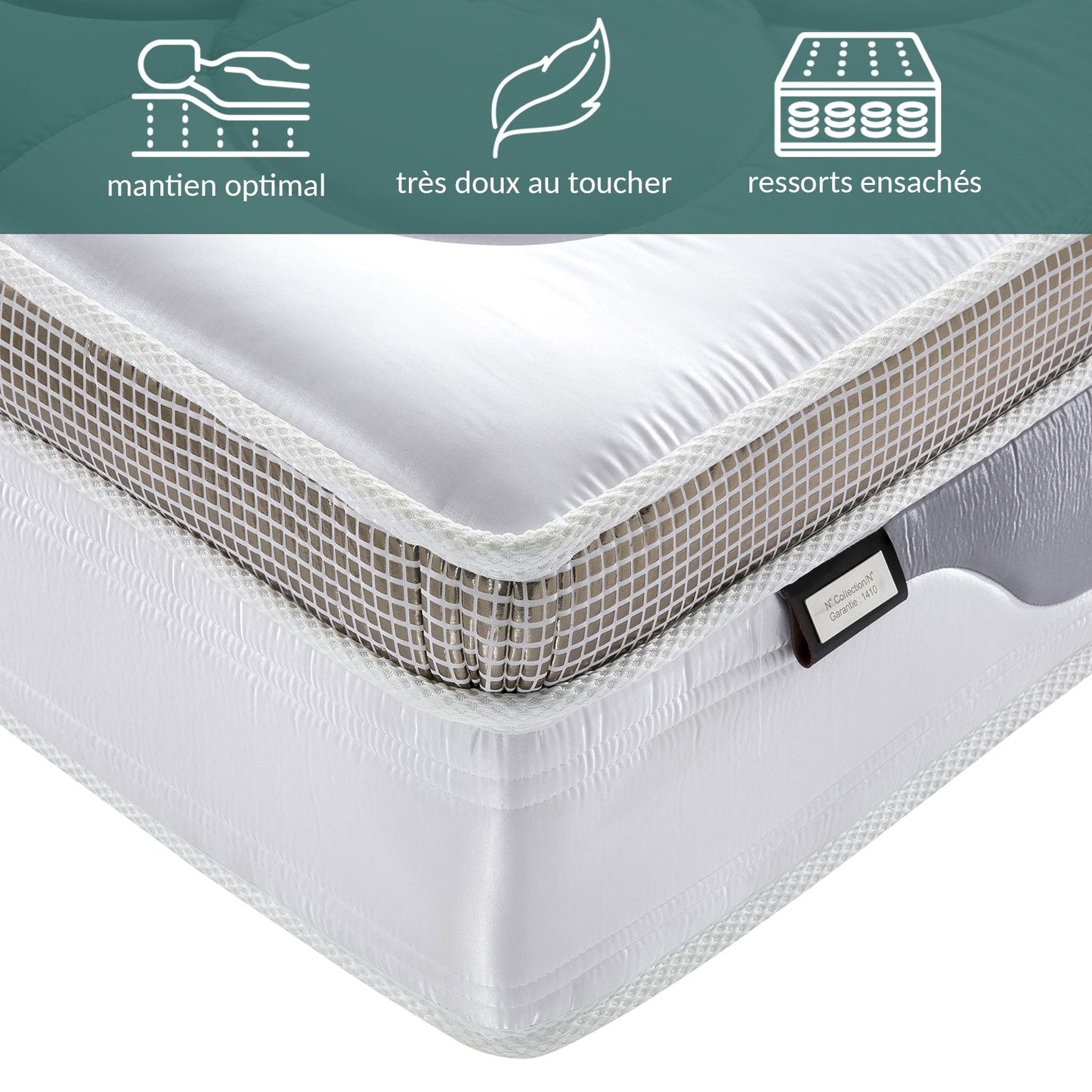 Matelas Platinium : Surmatelas intégré