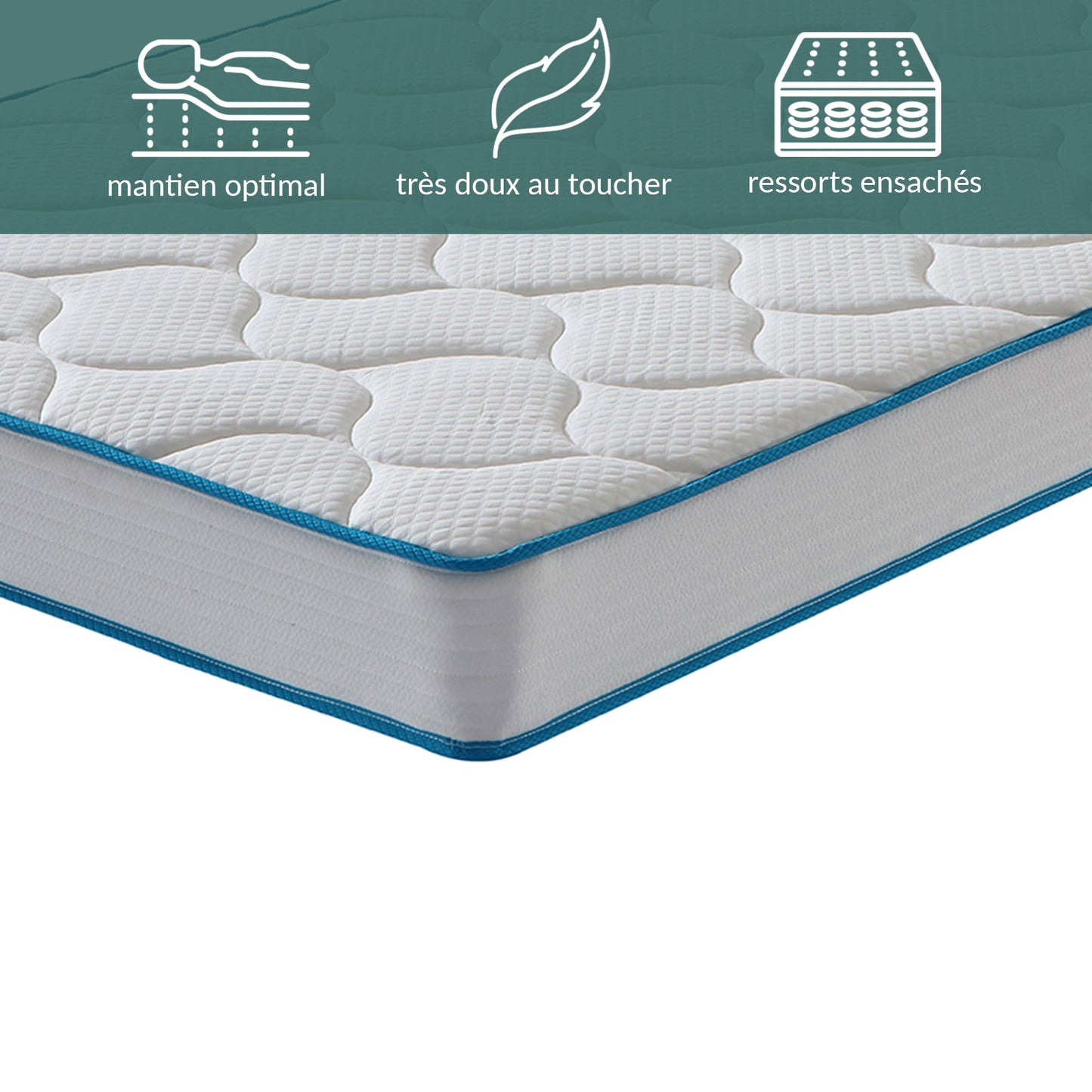 Matelas Métropole : Mémoire de forme et Ressorts