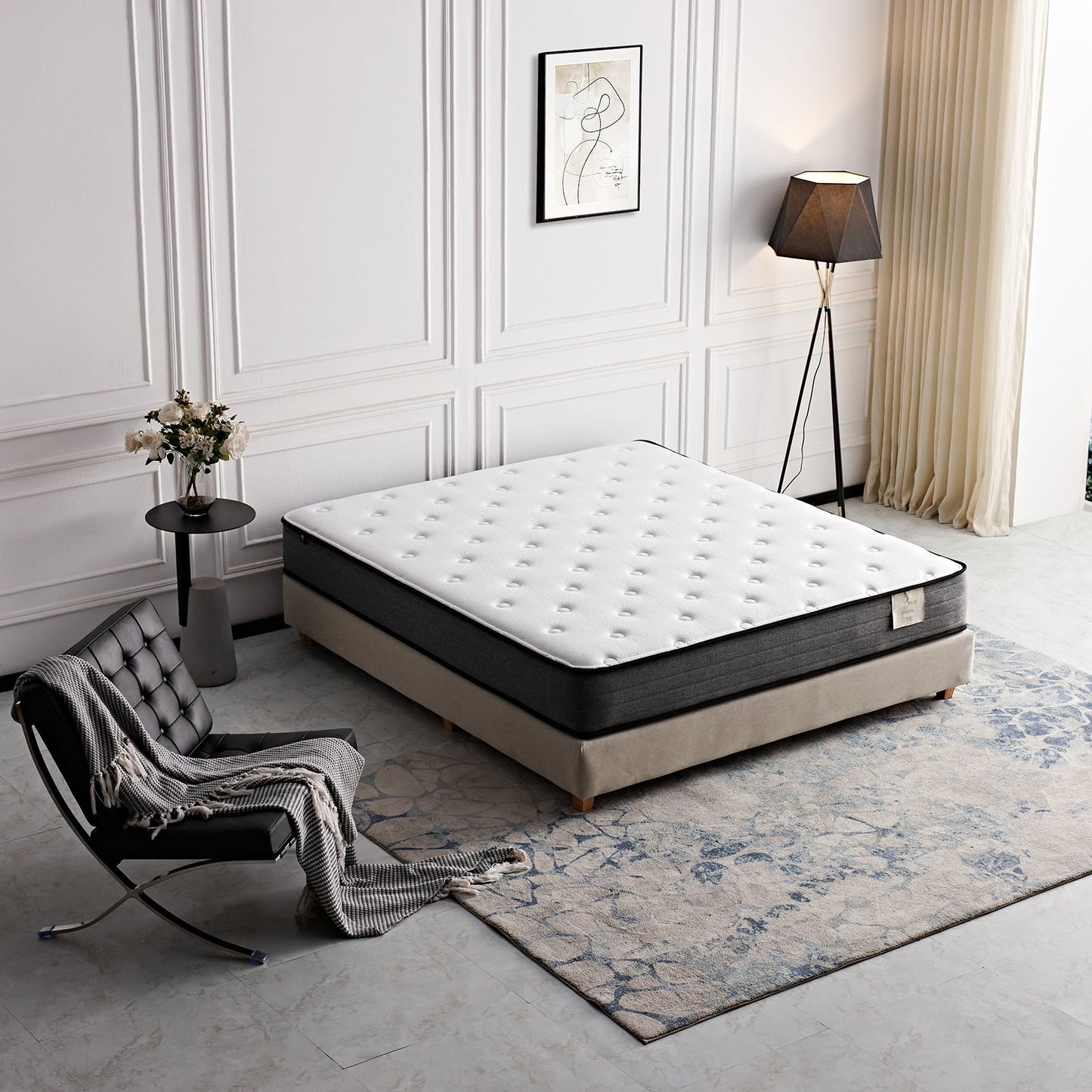 Matelas Essentiel : Mémoire de forme et Ressorts ensachés