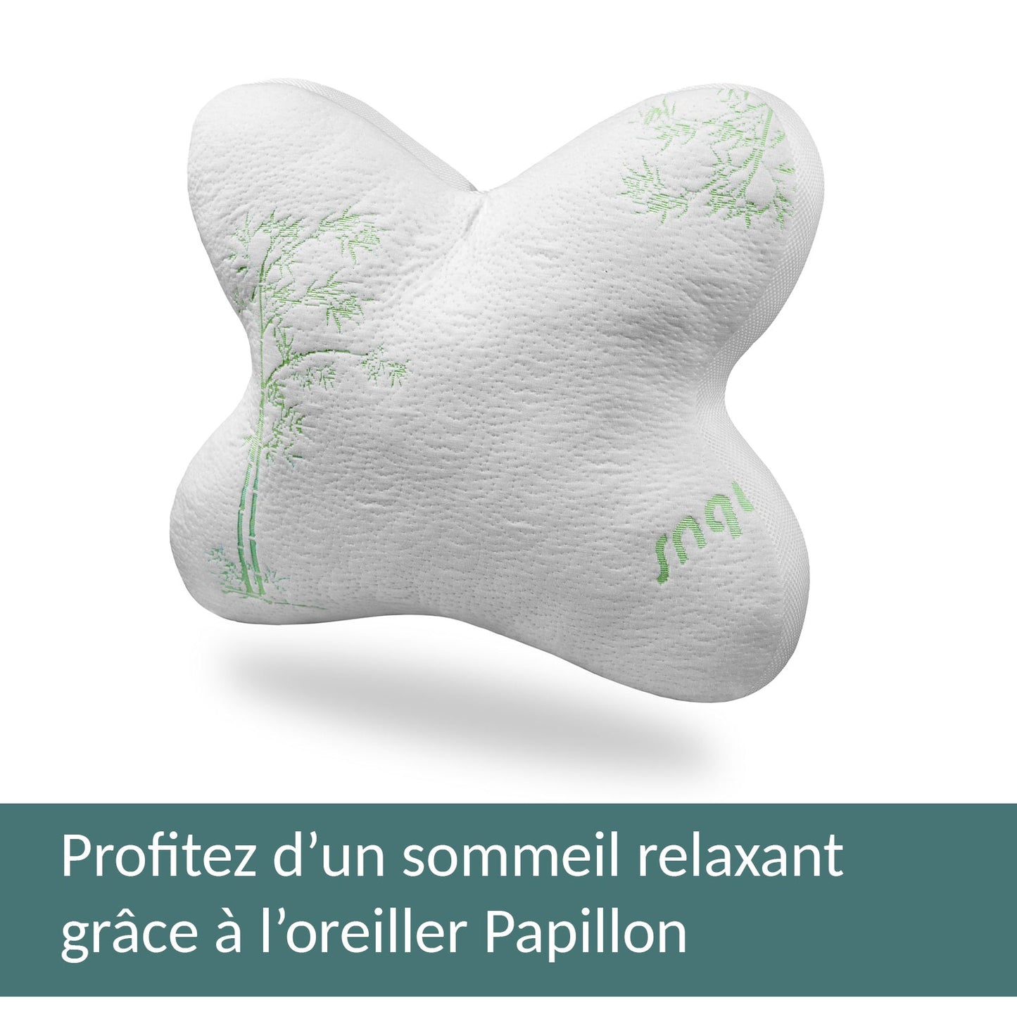 Oreiller Papillon Microfibres : Ergonomique, Moelleux et soutien optimal