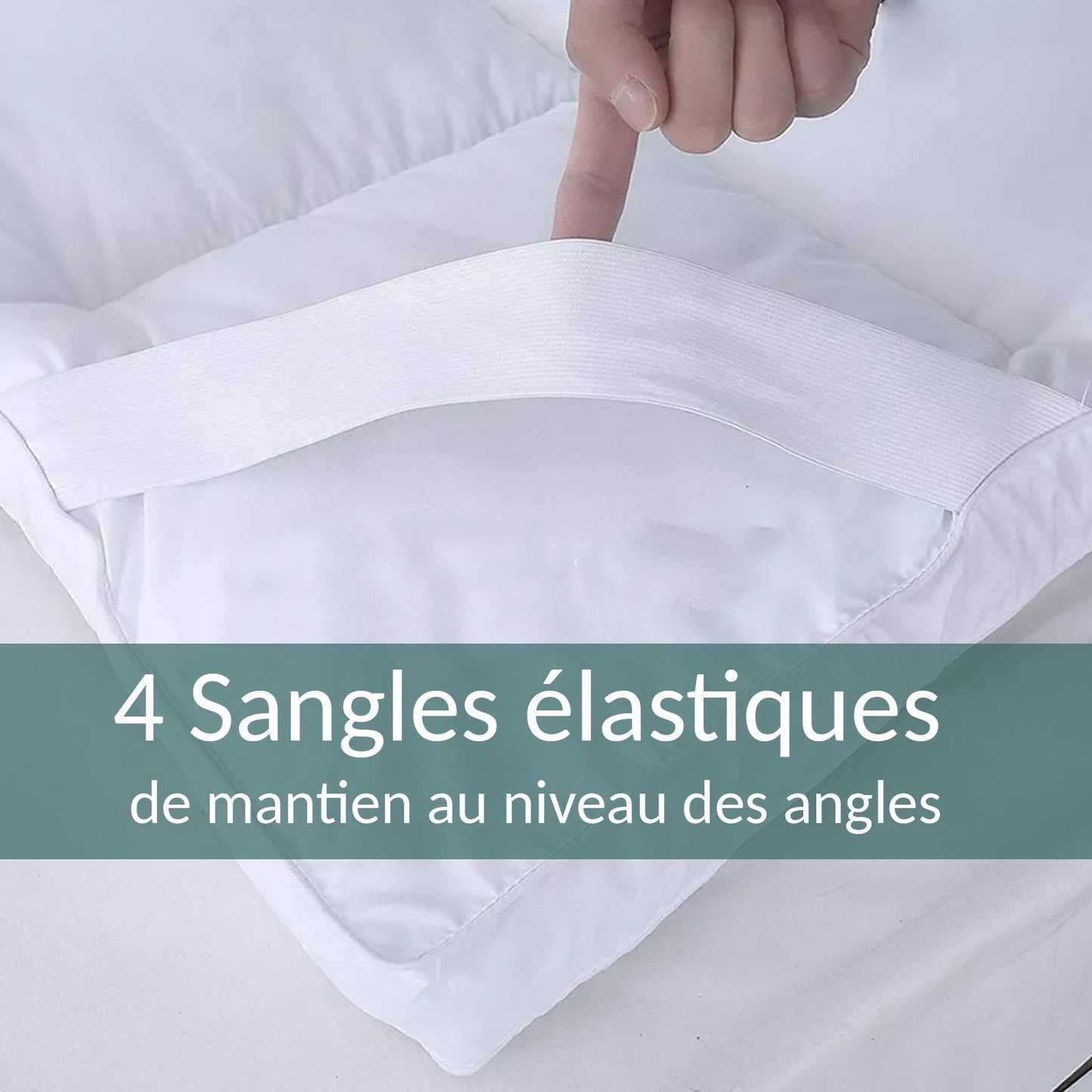 Surmatelas Plumes Douillet : 100% Plumes de canard pour confort inégalé