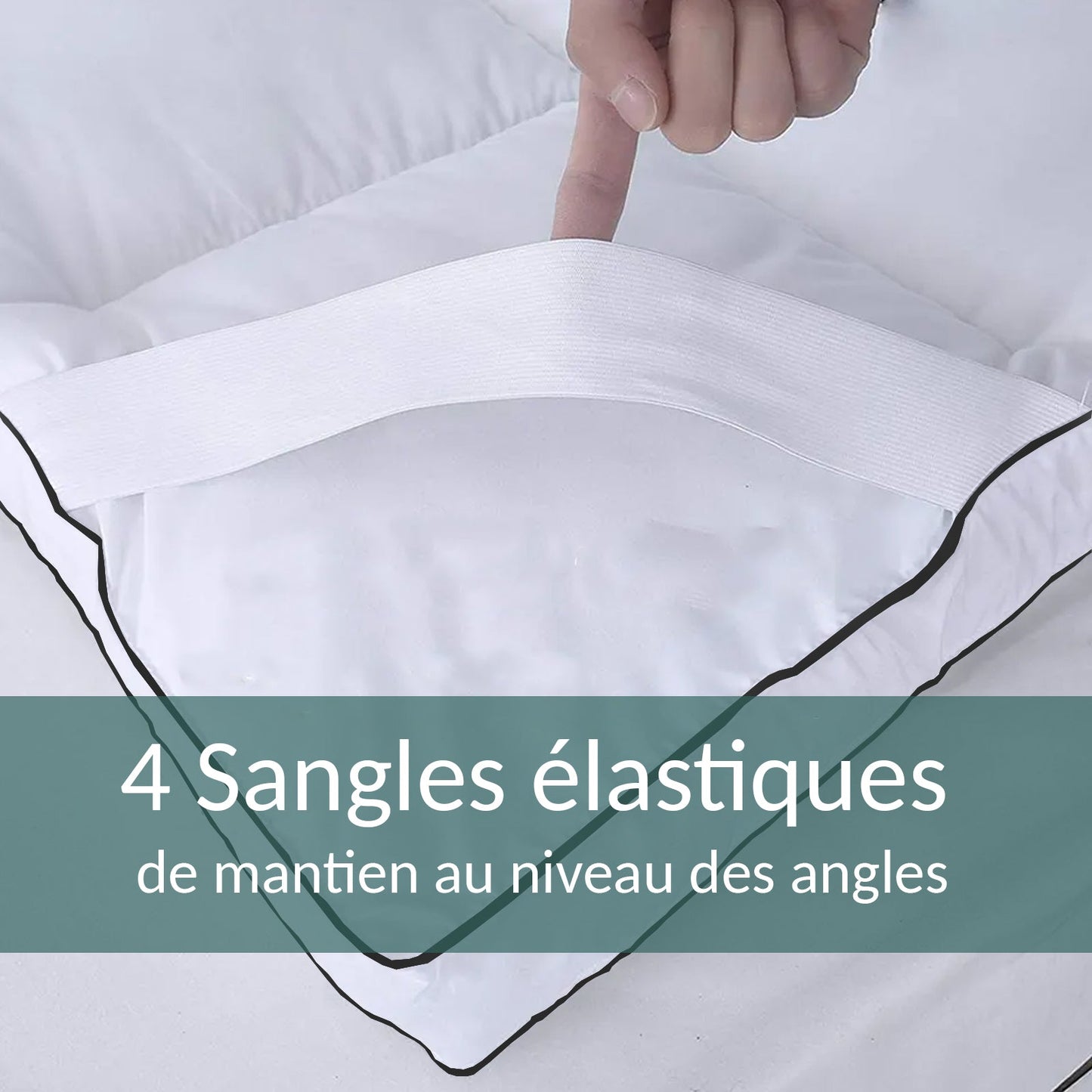 Surmatelas Plumes Luxe : 100% Plumes de canard pour confort inégalé