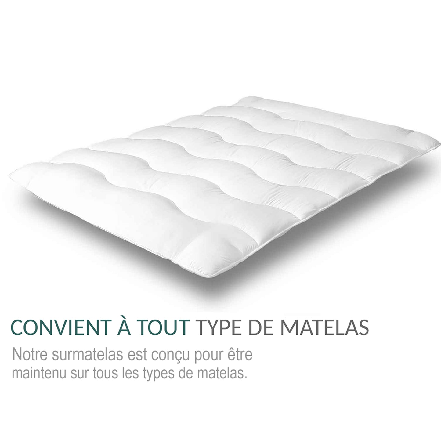 Surmatelas Nuage : Microfibre et Protège matelas